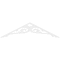 Ekena Millwork Pitch Bordeaux Architectural Grade PVC Gable Pediment, 48"W x 12"H x 1"P (6/12) GPP048X012X100BOR - alternate 4